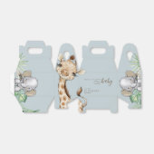 Tropical Dusty Blue Jungle Baby Dusche Geschenkschachtel (Ungefaltet)