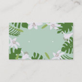 Tropical Earring Juwelier Display Card Begleitkarte (Vorderseite)