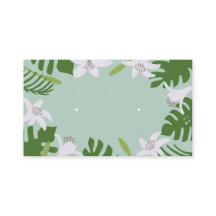 Tropical Earring Juwelier Display Card