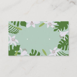 Tropical Earring Juwelier Display Card Begleitkarte