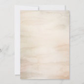 Tropical Earthy Jungle Foliage Oasis Brautparty Einladung (Rückseite)