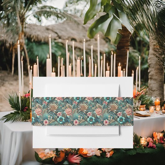 Tropical Elegance Einladung Bly Band