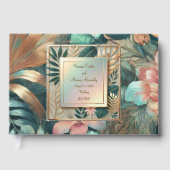 Tropical Elegance Guest Book Gästebuch (Vorderseite)