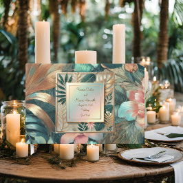 Tropical Elegance Guest Book Gästebuch
