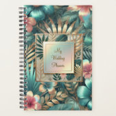 Tropical Elegance Hochzeitsplaner Planer (Vorderseite)