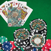 Tropical Elegance Poker Chip