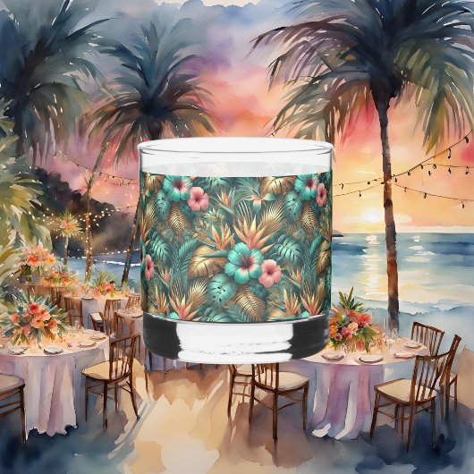 Tropical Elegance Rocks Glass Whiskyglas