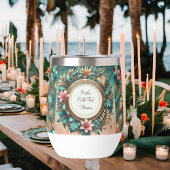 Tropical Elegance Thermal Wine Tumbler