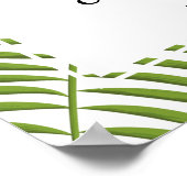 Tropical Elegant Blätter Gästebuch Hochzeitszeiche (Ecke)