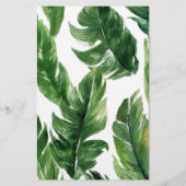 Tropical Elephant Boy Baby Shower Addon Card (Rückseite)