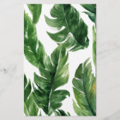 Tropical Elephant Boy Baby Shower Baby Tracks Spie (Rückseite)