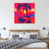 Tropical Escape Fantasy Leinwanddruck (Insitu (Schlafzimmer))