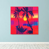 Tropical Escape Fantasy Leinwanddruck (Insitu (Holzboden))