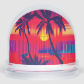 Tropical Escape Fantasy Schneekugeln (Vorderseite)