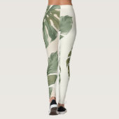 Tropical Escape Leggings – Monstera Leaf Yoga Hose (Rückseite)