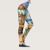 Tropical Escape Leggings – Sunset Vibes Edition (Rechts)