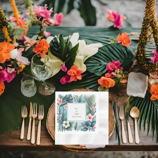 Tropical Essence Coined Luncheon Serviette
