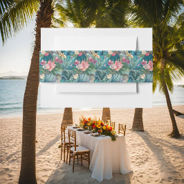 Tropical Essence Einladung Bauchband Einladungsbanderole