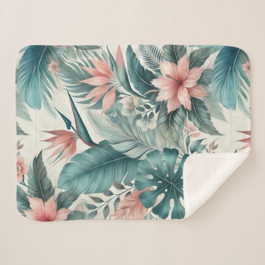 Tropical Essence Sherpa Blanket Sherpadecke (Vorderseite (Horizontal))