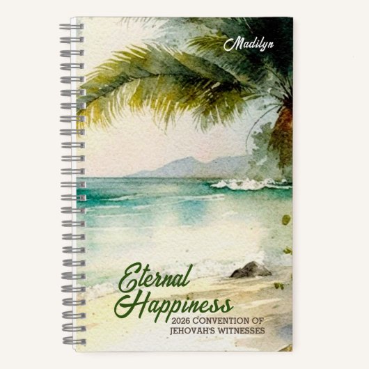 Tropical Eternal Happiness 2026 Convention Notizblock (Vorderseite)