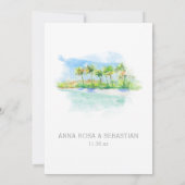 *~* Tropical Exotic AR7 Beach WEDD UAWG + Einladung (Rückseite)