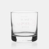 Tropical Exotic Palm Bachelorette Crew Party Whiskyglas (Rückseite)