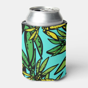 Tropical Exotic Stilvolle Pflanze Muster Dosenkühler