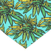 Tropical Exotic Stilvolle Pflanze Muster Kurzer Tischläufer (Ecke)