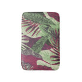 Tropical Exotic: Trendy Green Seamless Badematte (Vorderseite Vertikal)