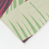 Tropical Exotic: Trendy Green Seamless Fleecedecke (Ecke)