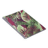 Tropical Exotic: Trendy Green Seamless Notizblock (Rechte Seite)