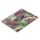 Tropical Exotic: Trendy Green Seamless Notizblock (Linke Seite)