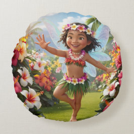 Tropical Fairy Rundes Kissen