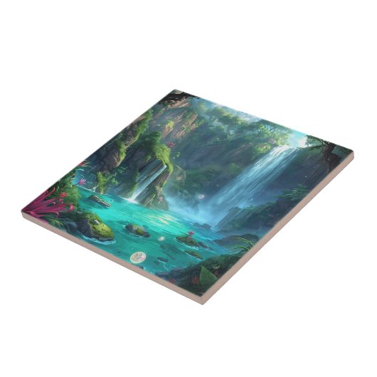 Tropical Falls & Crystal Glow Fliese (Seite)