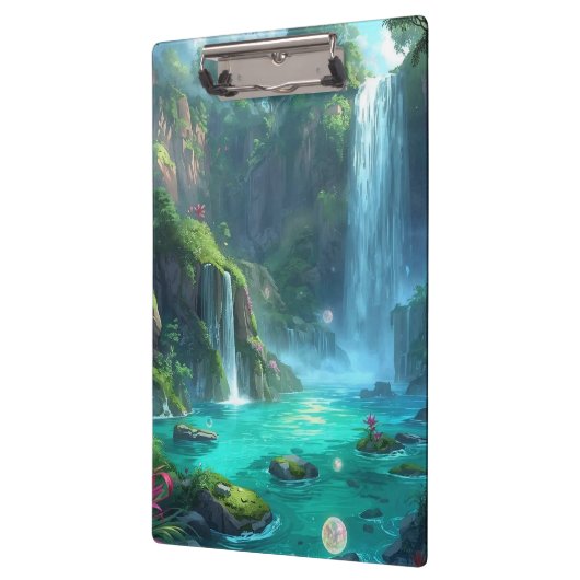 Tropical Falls & Crystal Glow Klemmbrett (Links)