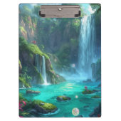 Tropical Falls & Crystal Glow Klemmbrett (Vorderseite)