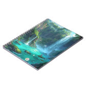 Tropical Falls & Crystal Glow Notizblock (Linke Seite)