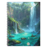 Tropical Falls & Crystal Glow Notizblock (Vorderseite)