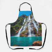 Tropical Falls Landschaft Schürze (Vorderseite)
