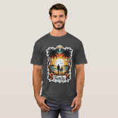 Tropical Family Sunset Beach T - Shirt (Vorne ganz)