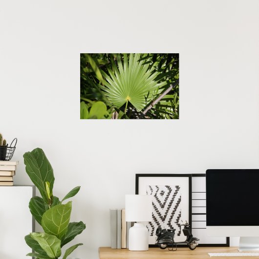 Tropical Fan Poster (Heimbüro)