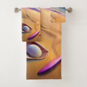 Tropical Fantasy Beach Sunset Badhandtuch Set (Insitu)