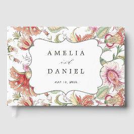 Tropical Fantasy Boho Floral Wedding Gästebuch