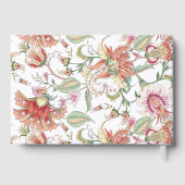 Tropical Fantasy Boho Floral Wedding Gästebuch (Rückseite)