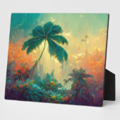 Tropical Fantasy Palm Tree Dschungel Fotoplatte (Seite)