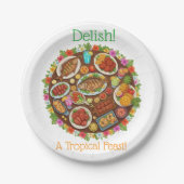 Tropical Feast Pappteller (Vorderseite)