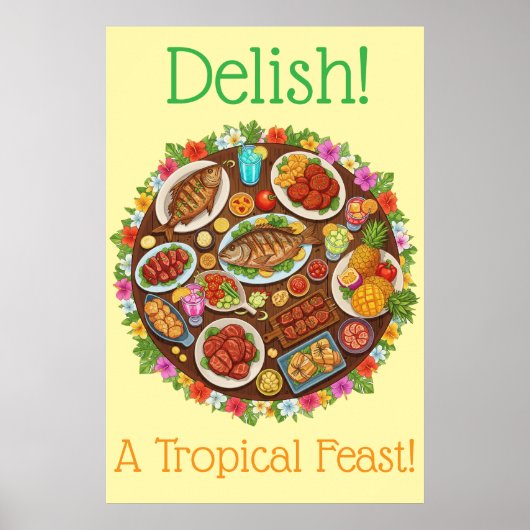 Tropical Feast Poster (Vorne)