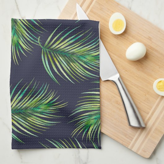 Tropical Ferns Geschirrtuch (Viertel Falte)