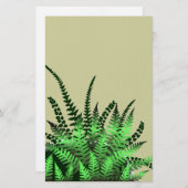 Tropical Ferns Stationary Briefpapier (Vorne/Hinten)