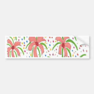 Tropical Fiesta Blume Autoaufkleber